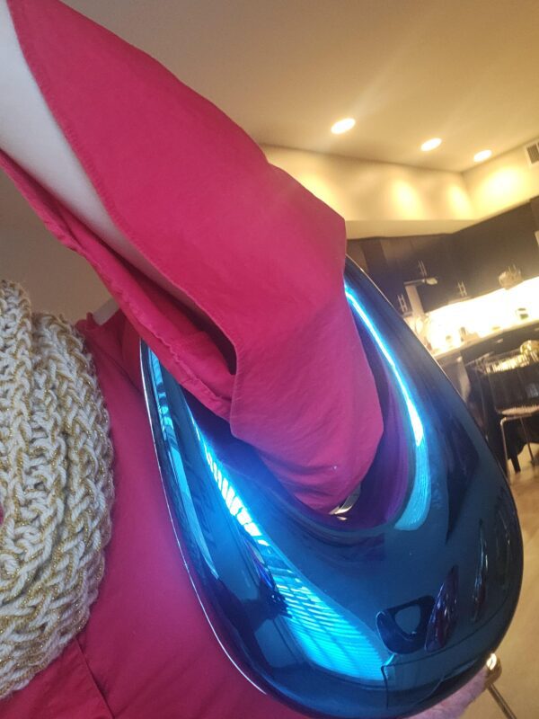 Waterproof blue Oval Purse - Image 2