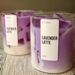 Lavender Latte candle