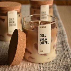 Iced Cold Brew Coffee Latte Candle