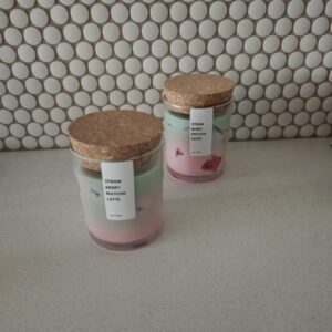 Strawberry Matcha Latte Candle