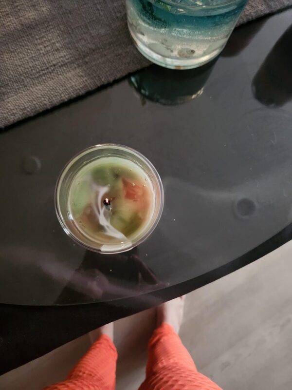 Strawberry Matcha Latte Candle - Image 3