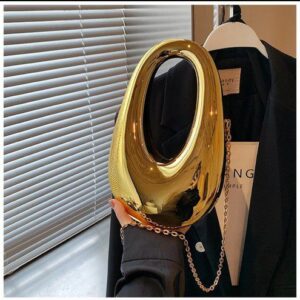 Waterproof Gold Oval Purse