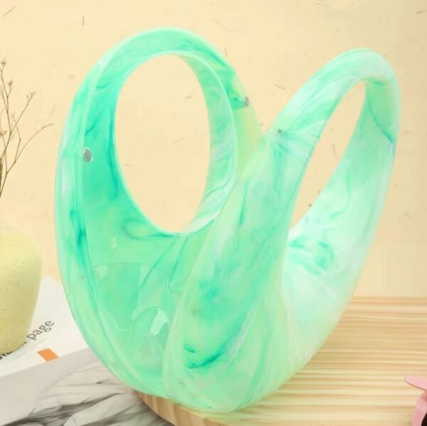 Waterproof Aqua Green Moon Purse - Image 3
