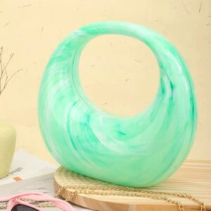 Waterproof Aqua Green Moon Purse